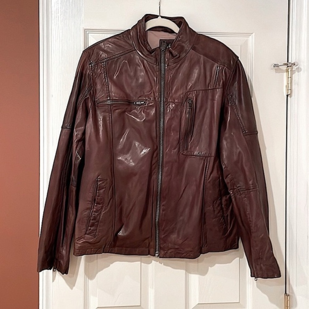 Cole Haan Mens Leather-Lambskin Jacket. Never Worn NWOT. Size XL. Super Soft.